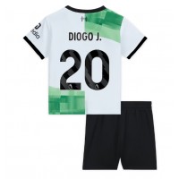 Maglie da calcio Liverpool Diogo Jota #20 Seconda Maglia Bambino 2023-24 Manica Corta (+ Pantaloni corti)
